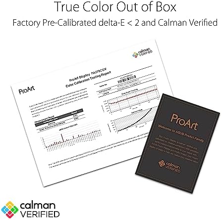 ASUS ProArt Display 27  1440P Professional Monitor  PA278CGV    IPS  QHD  2560 x 1440   144Hz  95  DCI P3   E < 2  Calman Verified  USB C PD 90W  FreeSync Premium  DisplayHDR 400  Height Adjustable