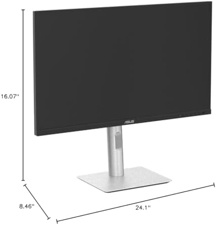 ASUS ProArt Display 27” 4K HDR Monitor Profesional (PA279CRV) - IPS, UHD (3840 x 2160), 99% DCI-P3/Adobe RGB, ΔE < 2, Calman Verified, USB-C PD 96W, DisplayPort, Daisy-Chain, Ergonómico, Garantía de 3