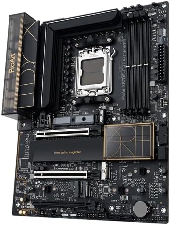 ASUS ProArt X870E CREATOR WiFi AMD AM5 X870E ATX Motherboard PCIe  5 0 x16 Slots with Full Support for Next gen GPUs  16 2 2 Power Stages  DDR5  Dual USB4   10 Gb & 2 5 Gb LAN  WiFi 7  Four M 2 Slots