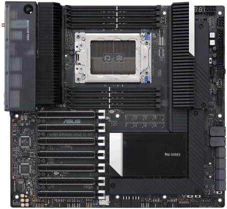 ASUS Pro WS WRX80E SAGE SE WiFi II AMD WRX80 Ryzen  Threadripper  PRO Extended ATX Workstation Motherboard