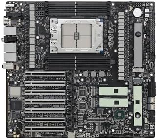 ASUS Pro WS WRX90E SAGE SE EEB Workstation Motherboard  AMD Ryzen  Threadripper  PRO 7000 WX Series  ECC R DIMM DDR5  32 Power Stage 7xPCIe 5 0x16  PCIe 5 0 M 2  10Gb & 2 5Gb LAN  Multi GPU Support