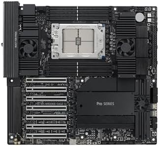 ASUS Pro WS WRX90E SAGE SE EEB Workstation Motherboard  AMD Ryzen  Threadripper  PRO 7000 WX Series  ECC R DIMM DDR5  32 Power Stage 7xPCIe 5 0x16  PCIe 5 0 M 2  10Gb & 2 5Gb LAN  Multi GPU Support