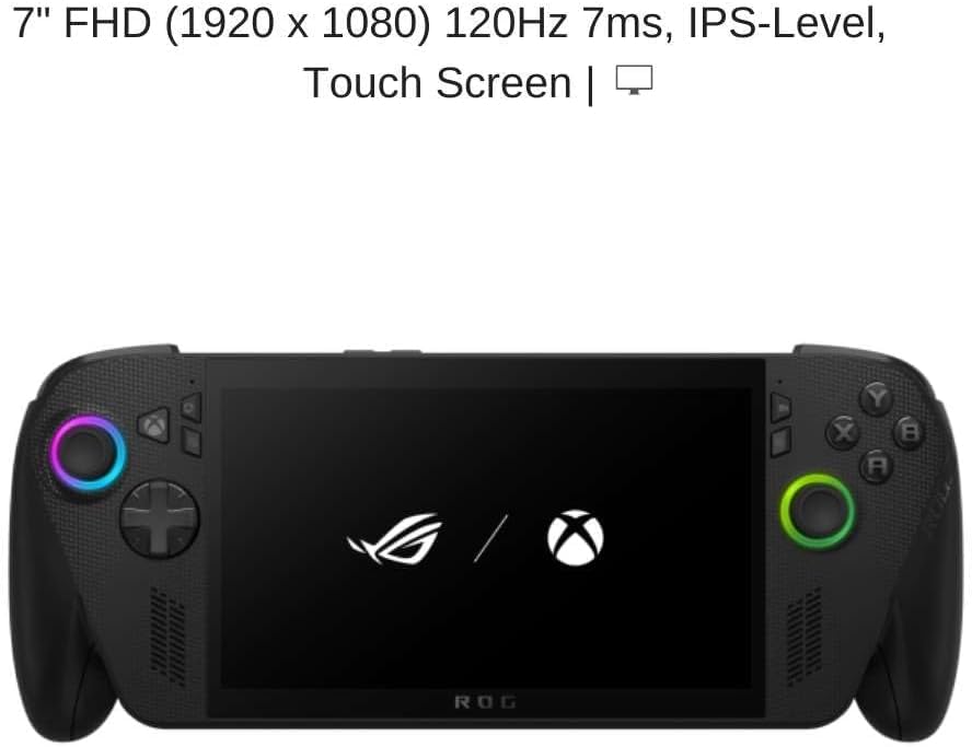 ASUS ROG Ally X 7 FHD 120Hz Gaming Handheld  2 0 GHz Ryzen AI Z2 Extreme  AMD Radeon  24 GB LPDDR5 RAM  1 TB PCIe SSD  Windows Japan Version