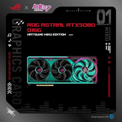 ASUS ROG Astral GeForce RTX  5080 16GB GDDR7 White OC Edition   Quad Fan Graphics Card Delivering unprecedented Airflow and air Pressure for Optimal Performance