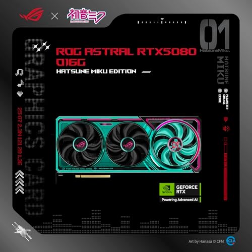 ASUS ROG Astral GeForce RTX  5080 16GB GDDR7 White OC Edition   Quad Fan Graphics Card Delivering unprecedented Airflow and air Pressure for Optimal Performance