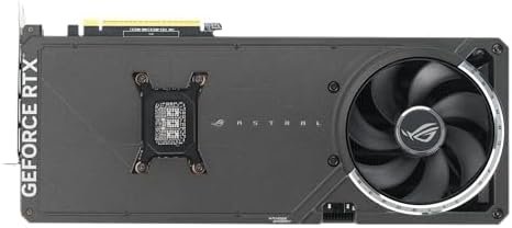 ASUS ROG Astral GeForce RTX  5080 OC Edition Gaming Graphics Card  PCIe  5 0  16GB GDDR7  HDMI /DP 2 1  3 8 Slot  4 Fan Design  Axial tech Fans  Patented Vapor Chamber  Phase Change GPU Thermal pad