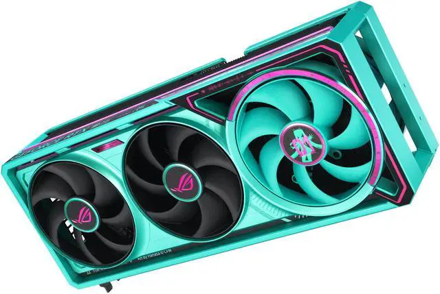Tarjeta gráfica ASUS ROG Astral GeForce RTX 5080 16 GB GDDR7 OC Hatsune Miku Edition PCI Express 5.0 x16 ROG-ASTRAL-RTX5080-O16G-MIKU-W