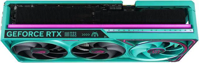 Tarjeta gráfica ASUS ROG Astral GeForce RTX 5080 16 GB GDDR7 OC Hatsune Miku Edition PCI Express 5.0 x16 ROG-ASTRAL-RTX5080-O16G-MIKU-W