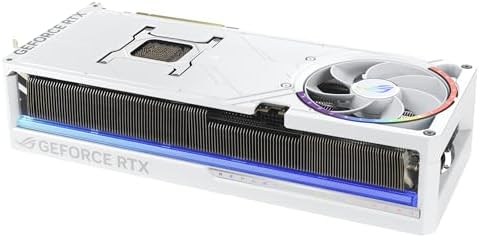 ASUS ROG Astral GeForce RTX 5090 White OC Edition Gaming Graphics Card  PCIe 5 0  32GB GDDR7  HDMI/DP 2 1  3 8 slot  4fan design  Axial tech fans  patented vapor chamber  Phase change GPU thermal pad 