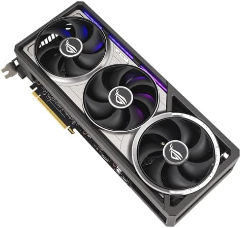 ASUS Tarjeta gráfica para juegos ROG Astral GeForce RTX 5080 OC Edition (PCIe 5.0, 16 GB GDDR7, HDMI/DP 2.1, 3.8 ranuras, diseño de 4 ventiladores, ventiladores de tecnología axial, cámara de vapor patentada, almohadilla térmica de GPU de cambio de fase)