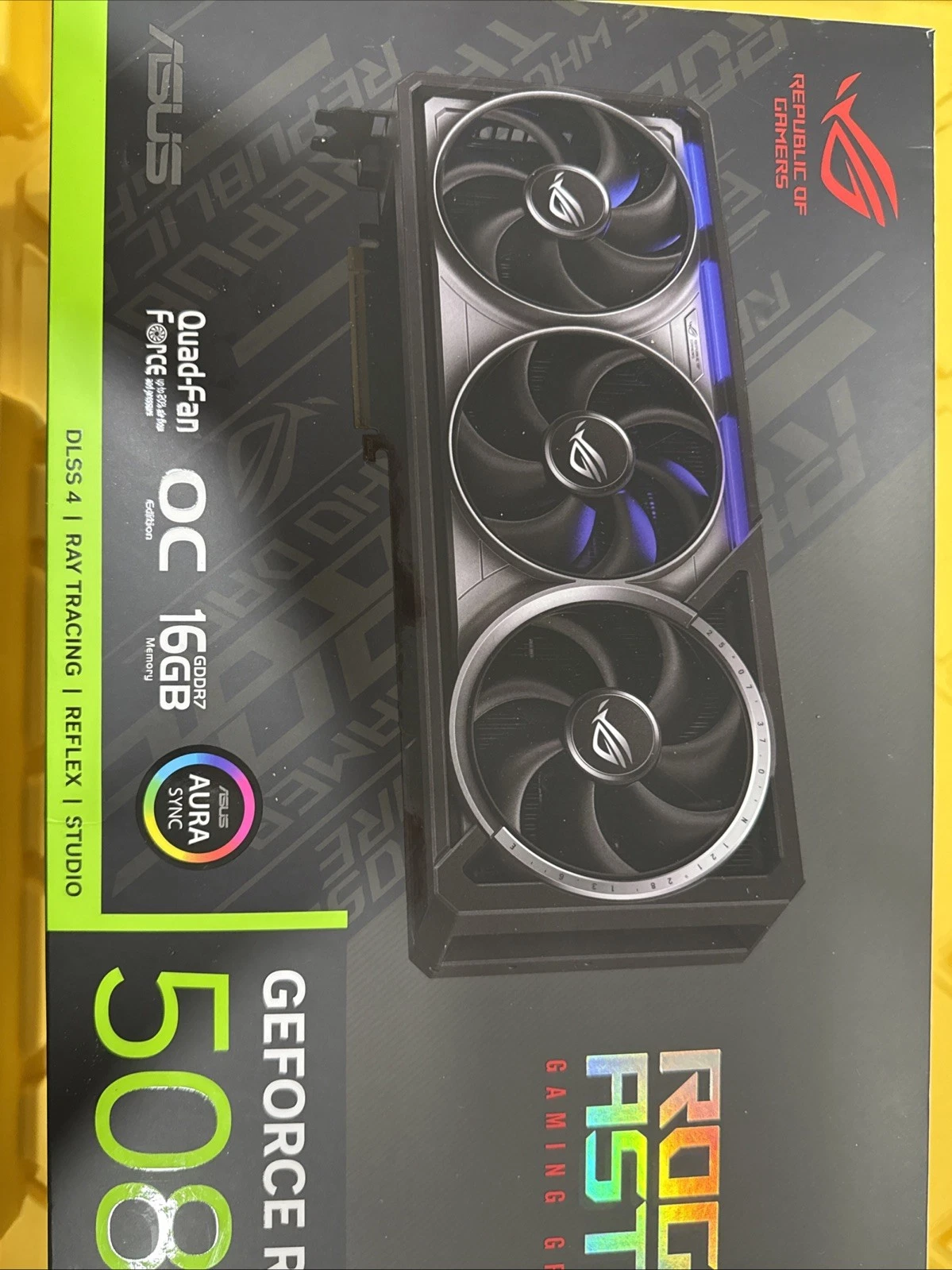 ASUS ROG Astral GeForce RTX 5080 16GB GDDR7 ROG-ASTRAL-RTX 5080-O16G-G NUEVA