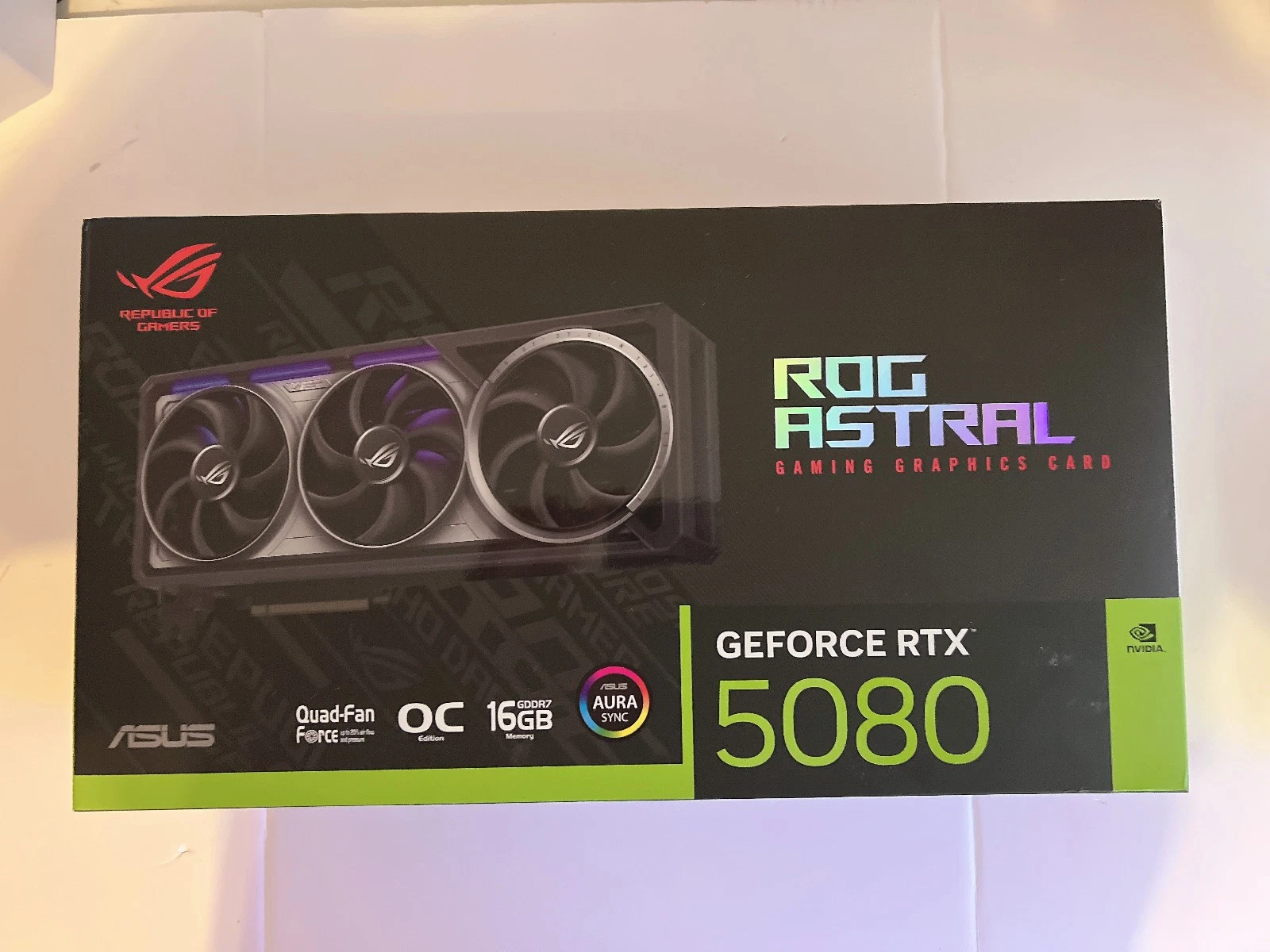 ASUS ROG Astral NVIDIA GeForce RTX  5080 16GB GDDR7 OC Edition