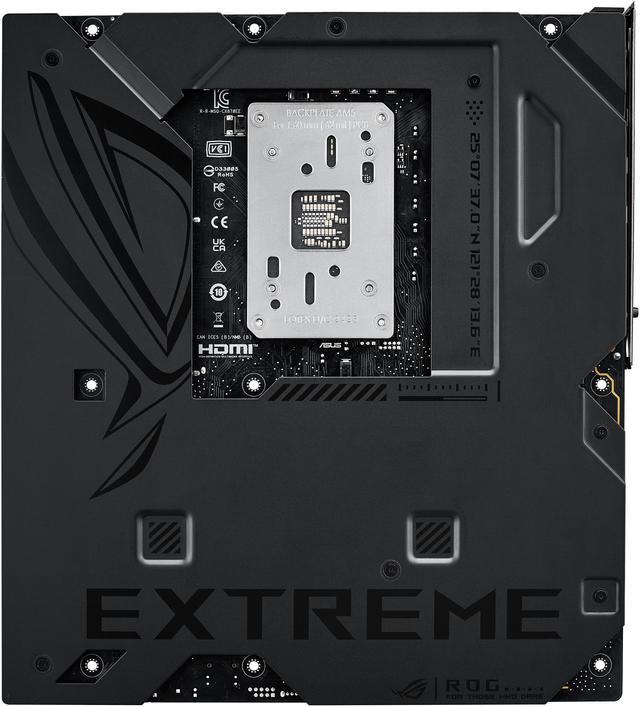 Placa base para juegos ASUS ROG CROSSHAIR X870E EXTREME AMD X870E AM5 E-ATX: 20+2+2 etapas de potencia, DDR5, PCIe 5.0, 5 puertos M.2, LAN 5G y 10G, Wi-Fi 7, USB 4.0 tipo C, LCD de 5", overclocking y conectividad con IA