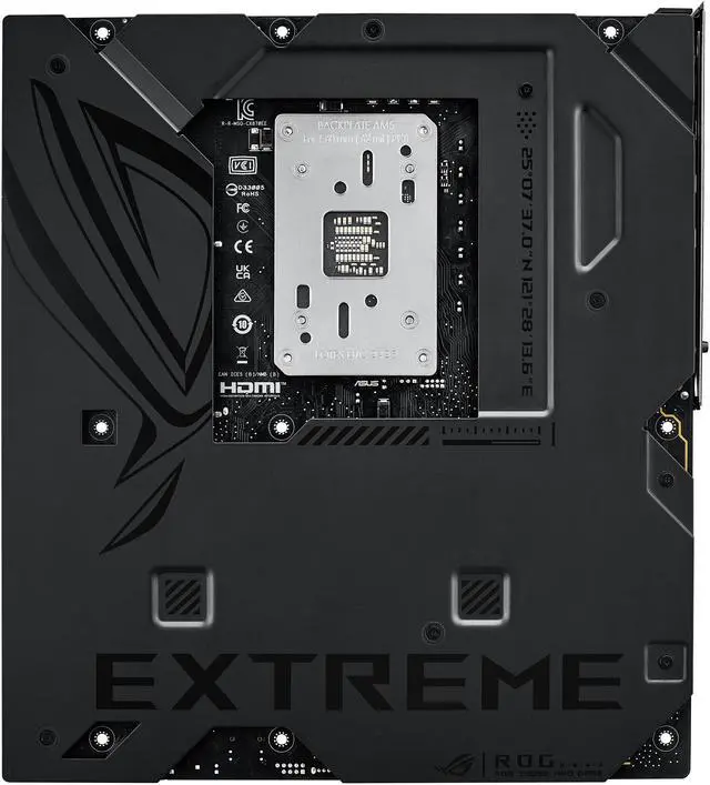 ASUS ROG CROSSHAIR X870E EXTREME AMD X870E AM5 E ATX Gaming Motherboard   20 2 2 Power Stages  DDR5  PCIe 5 0  5x M 2  5G & 10G LAN  Wi Fi 7  USB4 Type C  5" LCD  AI Overclocking & Networking