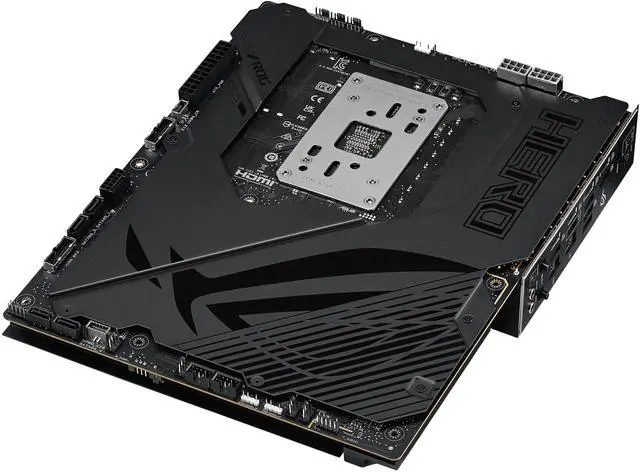 ASUS ROG CROSSHAIR X870E HERO BTF AMD X870E ATX Board with Hidden connector Design and High power GPU Slot for Clean Cable Management  18 2 2 Power  DDR5  WiFi 7  5x M 2  PCIe 5 0  USB4  Advanced AI PC ready