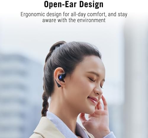 ASUS ROG Cetra Open Wireless Open Ear Earbuds   Dual Mode  BT/2 4GHz   Quad AI Noise Canceling Mic  Low Latency  16H Playtime  IPX5 Water Resistant  for Daily/Workout/Outdoor/Gaming Use   Black