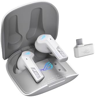 ASUS ROG Cetra Open Wireless Open Ear Earbuds   Dual Mode  BT/2 4GHz   Quad AI Noise Canceling Mic  Low Latency  16H Playtime  IPX5 Water Resistant  for Daily/Workout/Outdoor/Gaming Use   Black