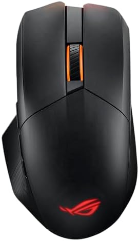 ASUS ROG Chakram X Origin Wireless Gaming Mouse   MMO/MOBA Design  Detachable Joystick  11 Programmable Buttons Right Handed  123g  Tri Mode Connectivity  36K DPI  up to 150Hr Battery  PC/Mac Support