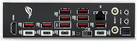 ASUS ROG Crosshair X870E Extreme AMD X870E AM5 E ATX Gaming Motherboard   20 2 2 Power Stages  DDR5  PCIe 5 0  5X M 2  5G & 10G LAN  Wi Fi 7  USB4 Type C  5  LCD  AI Overclocking & Networking