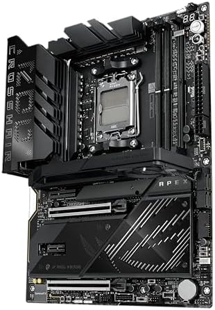 ASUS ROG Crosshair X870E Extreme AMD X870E AM5 E ATX Gaming Motherboard   20 2 2 Power Stages  DDR5  PCIe 5 0  5X M 2  5G & 10G LAN  Wi Fi 7  USB4 Type C  5  LCD  AI Overclocking & Networking