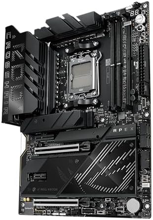 ASUS ROG Crosshair X870E Extreme AMD X870E AM5 E ATX Gaming Motherboard   20 2 2 Power Stages  DDR5  PCIe 5 0  5X M 2  5G & 10G LAN  Wi Fi 7  USB4 Type C  5  LCD  AI Overclocking & Networking