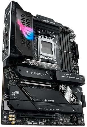 ASUS ROG Crosshair X870E Extreme AMD X870E AM5 E ATX Gaming Motherboard   20 2 2 Power Stages  DDR5  PCIe 5 0  5X M 2  5G & 10G LAN  Wi Fi 7  USB4 Type C  5  LCD  AI Overclocking & Networking