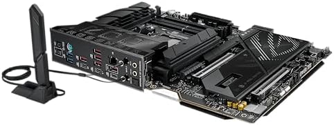 ASUS ROG Crosshair X870E Hero AMD X870E AM5 ATX Motherboard  Advanced AI PC Ready  18 2 2 Power Stages  DDR5  PCIe  5 0  5X M 2  Wi Fi 7  USB4   AI Overclocking  Core Flex  PCIe Slot Q Release Slim