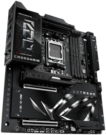ASUS ROG Crosshair X870E Extreme AMD X870E AM5 E ATX Gaming Motherboard   20 2 2 Power Stages  DDR5  PCIe 5 0  5X M 2  5G & 10G LAN  Wi Fi 7  USB4 Type C  5  LCD  AI Overclocking & Networking