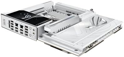 ASUS ROG Crosshair X870E Glacial AM5 E ATX Motherboard  DDR5  DIMM Fit  WiFi 7  PCIe 5 0  7X M 2  2X 10Gb LAN  5  LCD  AIO Q Connector  AI Cache Boost