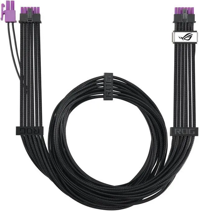 ASUS ROG Equalizer 12V 2x6 PCIe Cable  ATX 3 1 & PCIe 5 1  Load Balance PSU to ROG Equalizer Power  Reduction of Current Variation  Enhanced Graphics Card Protection   3 Year Warranty