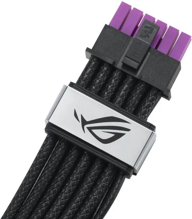 ASUS ROG Equalizer 12V 2x6 PCIe Cable  ATX 3 1 & PCIe 5 1  Load Balance PSU to ROG Equalizer Power  Reduction of Current Variation  Enhanced Graphics Card Protection   3 Year Warranty