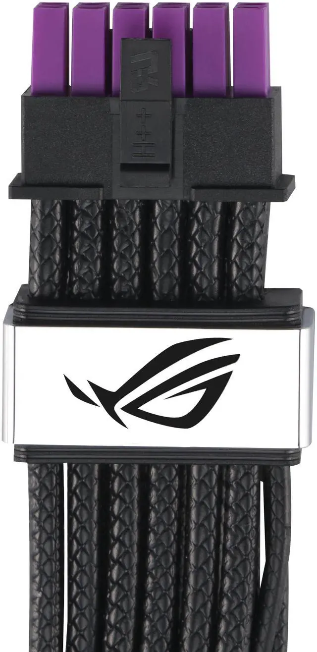ASUS ROG Equalizer 12V 2x6 PCIe Cable  ATX 3 1 & PCIe 5 1  Load Balance PSU to ROG Equalizer Power  Reduction of Current Variation  Enhanced Graphics Card Protection   3 Year Warranty