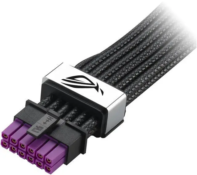 ASUS ROG Equalizer 12V 2x6 PCIe Cable  ATX 3 1 & PCIe 5 1  Load Balance PSU to ROG Equalizer Power  Reduction of Current Variation  Enhanced Graphics Card Protection   3 Year Warranty