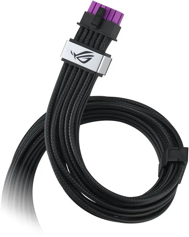 ASUS ROG Equalizer 12V 2x6 PCIe Cable  ATX 3 1 & PCIe 5 1  Load Balance PSU to ROG Equalizer Power  Reduction of Current Variation  Enhanced Graphics Card Protection   3 Year Warranty