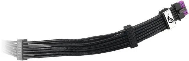 ASUS ROG Equalizer 12V 2x6 PCIe Cable  ATX 3 1 & PCIe 5 1  Load Balance PSU to ROG Equalizer Power  Reduction of Current Variation  Enhanced Graphics Card Protection   3 Year Warranty