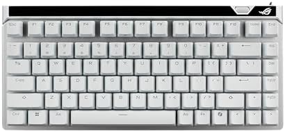 ASUS ROG Falchion Ace 75 HE Wired Analog Hall Effect Gaming Keyboard  75  TKL  USB  Hot Swappable HFX V2X Magnetic Switch  Rapid Trigger  8KHz Polling  PBT Keycap  Carry Case  Web based Config   White