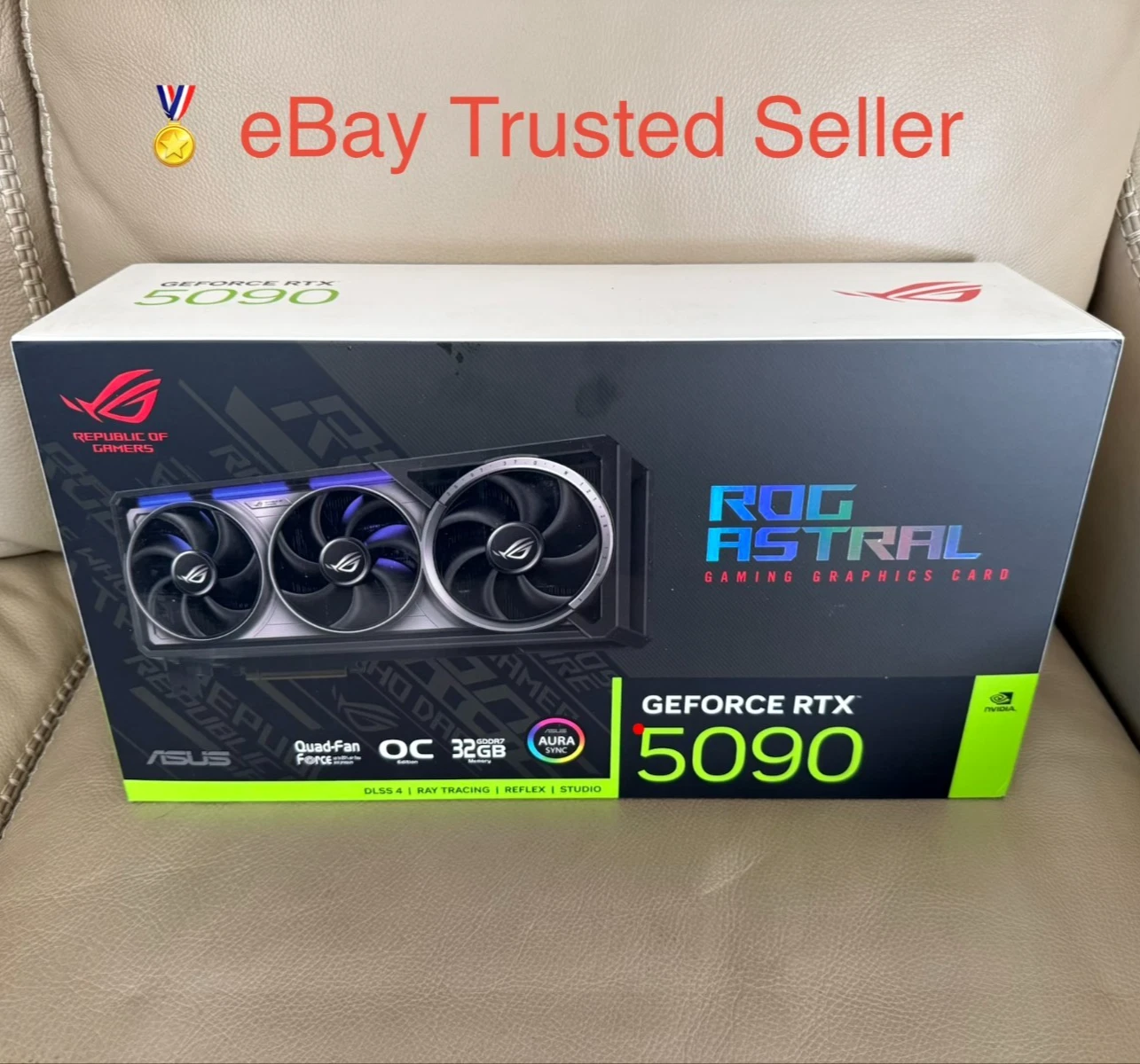 ASUS ROG GeForce RTX 5090 Astral OC 32GB GDDR7   NEW  IN HAND  SHIPS TODAY