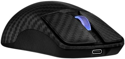 ASUS ROG Harpe Ace Extreme - Ratón inalámbrico para juegos de esports – Construcción de fibra de carbono, 1.66 oz ligero, conectividad de tres modos, 42K DPI, batería de hasta 70 horas, patines de
