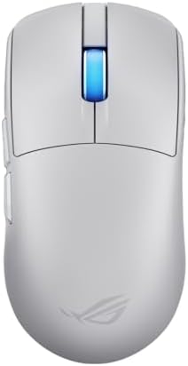 ASUS ROG Harpe II Ace Wireless Esports Gaming Mouse   2025  Pro Tested  Right Handed  48g Lightweight  Tri Mode Connectivity  42K DPI  8K Polling  101Hr Battery  Web Based Tool  PC/Mac Support   White