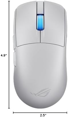 ASUS ROG Harpe II Ace Wireless Esports Gaming Mouse   2025  Pro Tested  Right Handed  48g Lightweight  Tri Mode Connectivity  42K DPI  8K Polling  101Hr Battery  Web Based Tool  PC/Mac Support   White