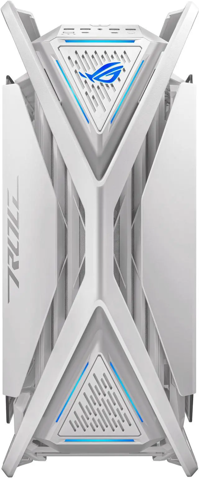 ASUS ROG Hyperion GR701 EATX full tower computer case with Semi open structure  tool free side panels  supports up to 2 x 420mm radiators  built in graphics card holder  2x front panel Type C