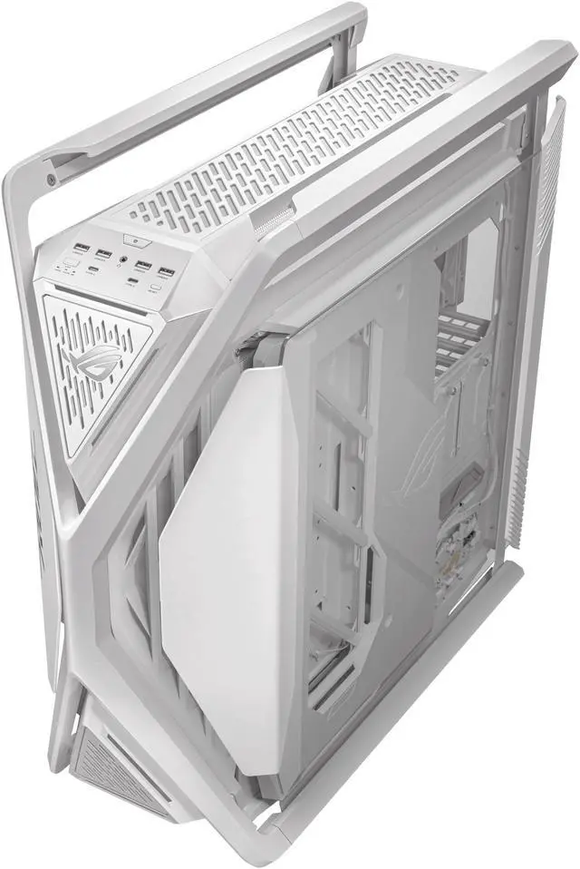 ASUS ROG Hyperion GR701 EATX full tower computer case with Semi open structure  tool free side panels  supports up to 2 x 420mm radiators  built in graphics card holder  2x front panel Type C