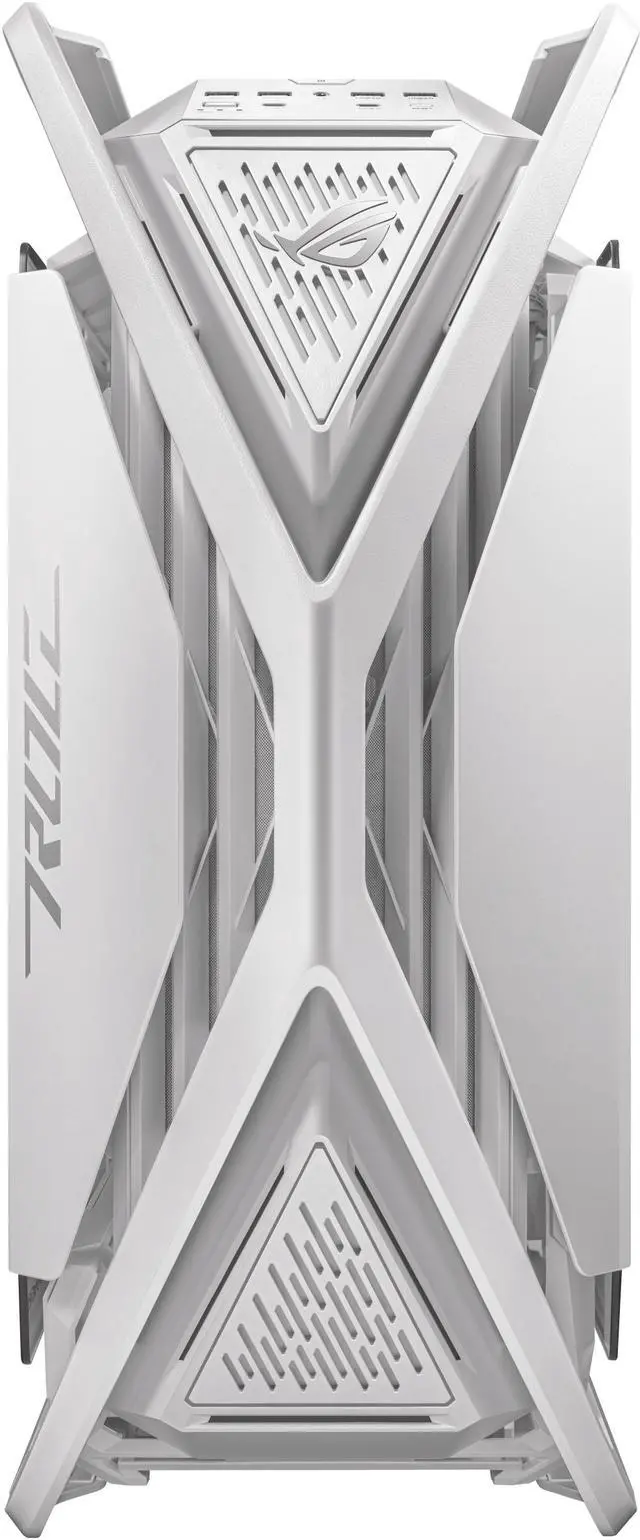 ASUS ROG Hyperion GR701 EATX full tower computer case with Semi open structure  tool free side panels  supports up to 2 x 420mm radiators  built in graphics card holder  2x front panel Type C