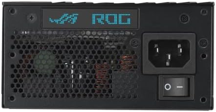 ASUS ROG Loki SFX L 850W Platinum  Fully Modular Power Supply  80  Platinum  Lambda A Certified  120mm PWM ARGB Fan  Aura Sync  ATX 3 0 Compatible  PCIe 5 0 Ready  10 Year Warranty 