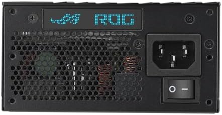 ASUS ROG Loki SFX L 850W Platinum  Fully Modular Power Supply  80  Platinum  Lambda A Certified  120mm PWM ARGB Fan  Aura Sync  ATX 3 0 Compatible  PCIe 5 0 Ready  10 Year Warranty 