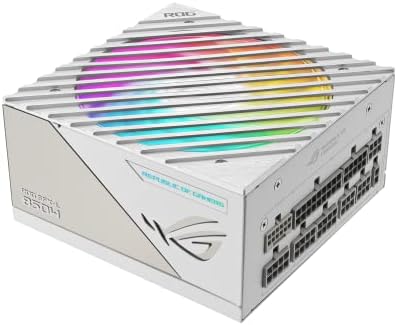 ASUS ROG Loki SFX L 850W Platinum  Fully Modular Power Supply  80  Platinum  Lambda A Certified  120mm PWM ARGB Fan  Aura Sync  ATX 3 0 Compatible  PCIe 5 0 Ready  10 Year Warranty 