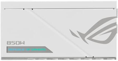 ASUS ROG Loki SFX L 850W Platinum  Fully Modular Power Supply  80  Platinum  Lambda A Certified  120mm PWM ARGB Fan  Aura Sync  ATX 3 0 Compatible  PCIe 5 0 Ready  10 Year Warranty 