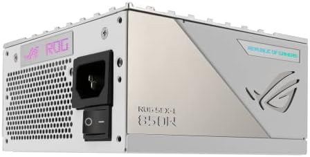 ASUS ROG Loki SFX L 850W Platinum  Fully Modular Power Supply  80  Platinum  Lambda A Certified  120mm PWM ARGB Fan  Aura Sync  ATX 3 0 Compatible  PCIe 5 0 Ready  10 Year Warranty 