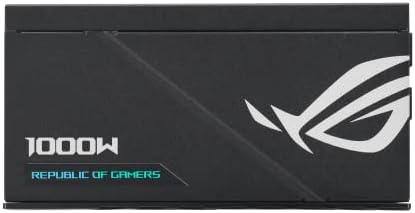 ASUS ROG Loki SFX L 850W Platinum  Fully Modular Power Supply  80  Platinum  Lambda A Certified  120mm PWM ARGB Fan  Aura Sync  ATX 3 0 Compatible  PCIe 5 0 Ready  10 Year Warranty 