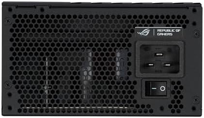 ASUS ROG Loki SFX L 850W Platinum  Fully Modular Power Supply  80  Platinum  Lambda A Certified  120mm PWM ARGB Fan  Aura Sync  ATX 3 0 Compatible  PCIe 5 0 Ready  10 Year Warranty 